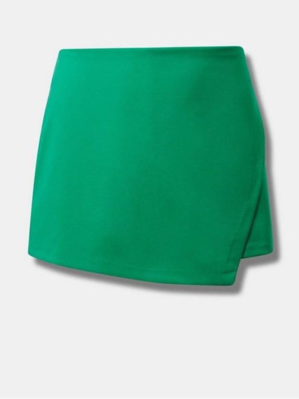 Torrid Bosphorus Green Asymmetrical Skort with Welt Pockets NWT